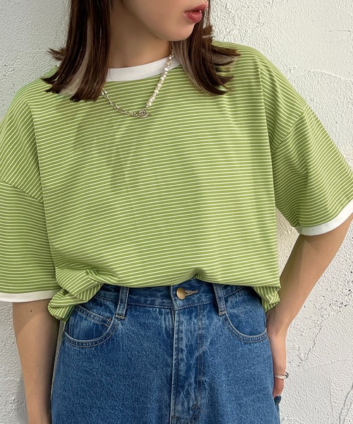 tシャツ Tシャツ 半袖カラーリンガーT【ZOZOTOWN限定アイテム】