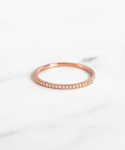指輪 リング 「WEB限定」LUCE RING K10 ダイヤモンド 指輪 レディースの画像
