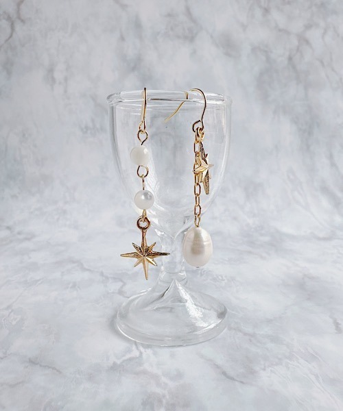 TONE（トネ） ピアス 「SPICY COLORS」Sirius 〜輝く星と天然石の