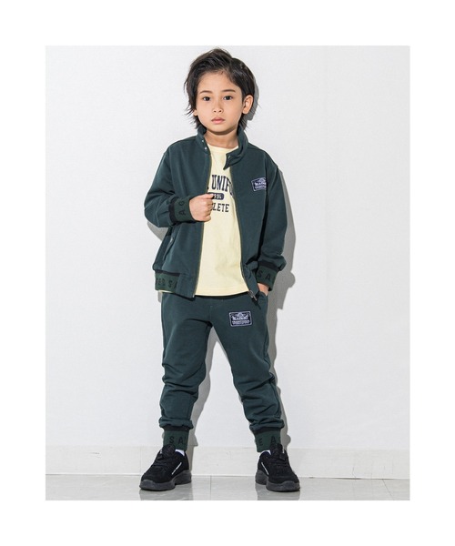 WASK（ワスク） パンツ WASK/ロゴリブインレイストレッチパンツ (100