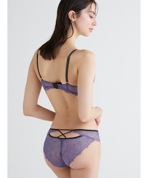 ravijour シアーアイラッシュ パワーメイクブラ Tバックショーツセット RAVIJOUR（ラヴィジュール） ショーツ シアーアイラッシュ バック