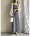 ワンピース カップ付きハイウエストダブルストラ...の詳細画像5