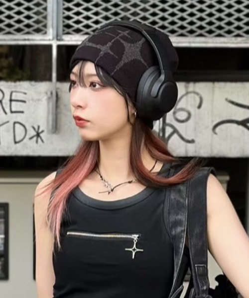 XU ニット帽 ニットキャップ 「Never mind the XU」design beanie 2