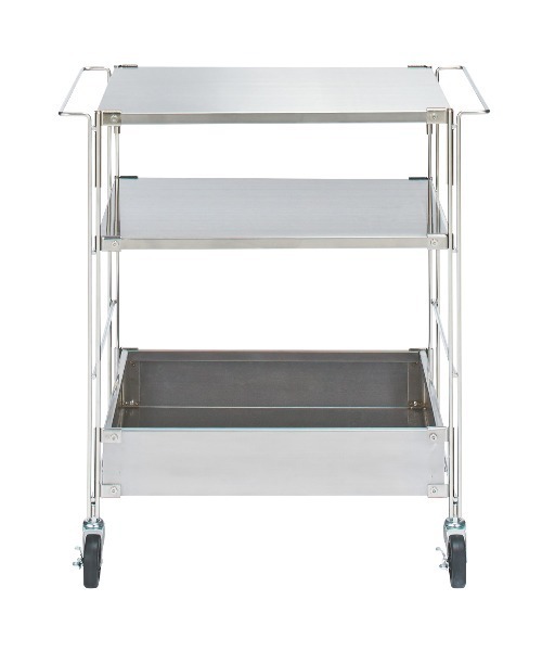 無印良品（MUJI） 家具 ステンレスユニットシェルフワゴンセット 幅