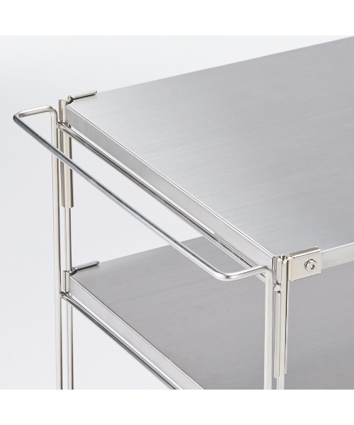 無印良品（MUJI） 家具 ステンレスユニットシェルフワゴンセット 幅