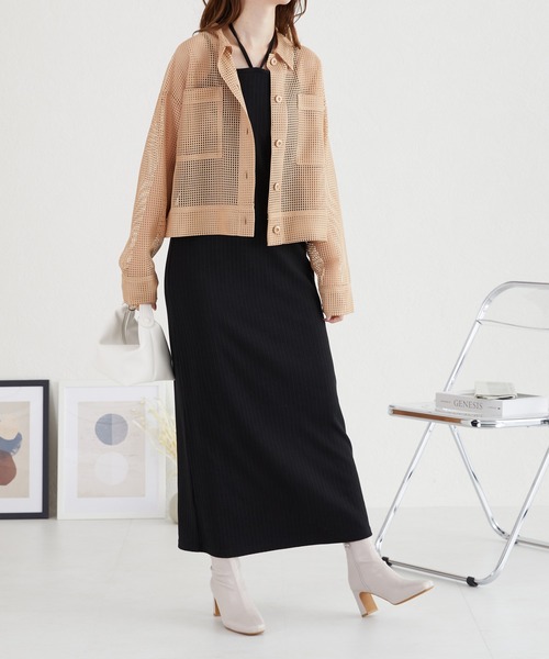 ブラウス シャツ メッシュクロップドトップス レディース シャツ ブラウス レディース トップス ショート丈 クロップド丈