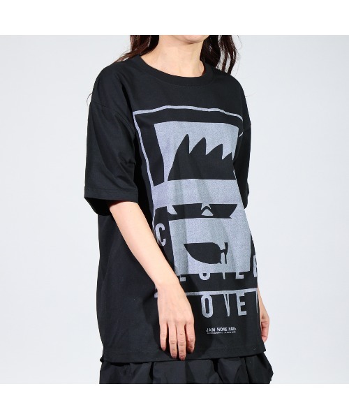 tシャツ バッドばつ丸/BAD BADTZ-MARU CLOVER Tシャツ/サンリオ