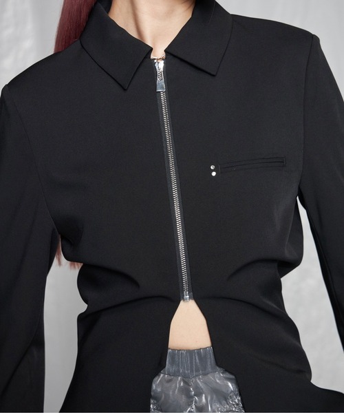 JOSE MOON WAIST GATHER SHIRT