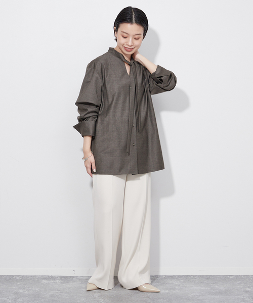 plage（プラージュ） シャツ ブラウス 「R'IAM」 Tie ブラウス