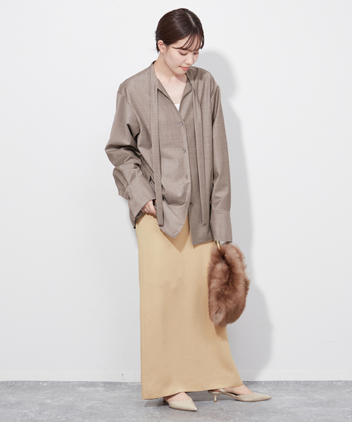 plage（プラージュ） シャツ ブラウス 「R'IAM」 Tie ブラウス