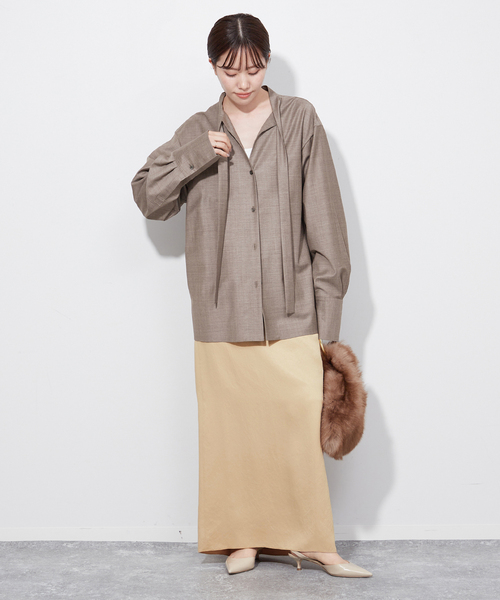 plage（プラージュ） シャツ ブラウス 「R'IAM」 Tie ブラウス