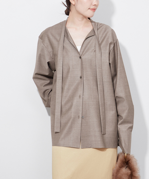 plage（プラージュ） シャツ ブラウス 「R'IAM」 Tie ブラウス