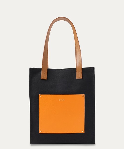 CULLNI トートバッグ CULLNI（クルニ） トートバッグ Leather Pocket Canvas Mini Tote / BG