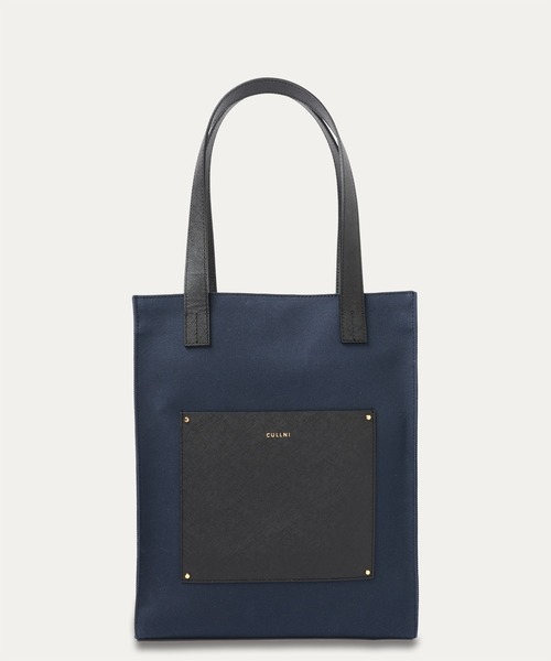CULLNI トートバッグ Leather Pocket Canvas Mini Tote / BG-042