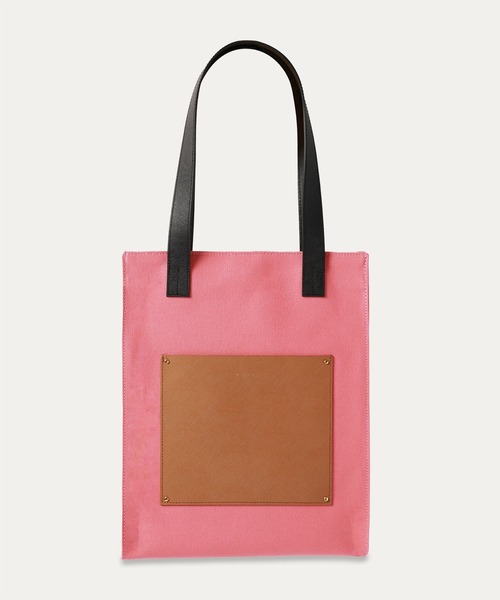 トートバッグ Leather Pocket Canvas Mini Tote / BG-042 メンズ レディースの画像
