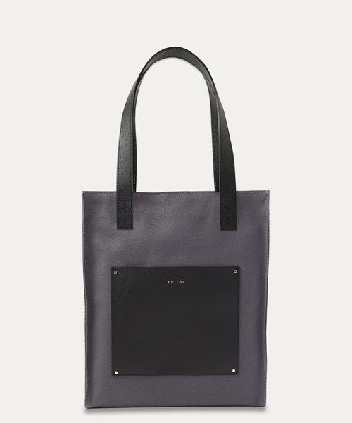 CULLNI（クルニ） トートバッグ Leather Pocket Canvas Mini Tote / BG