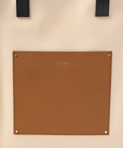 CULLNI トートバッグ Leather Pocket Canvas Mini Tote / BG-042 