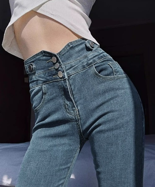 【美品】レディース ハイウエストデニム スキニーデニム S ハイウエスト スキニーデニム : Fetchcollectionボトムス専門店