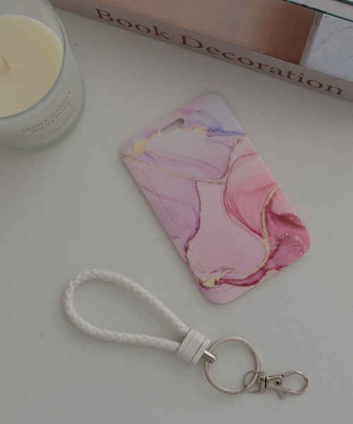 VIBGYOR Women パスケース 「resonance」大理石風 パスケース「7色展開