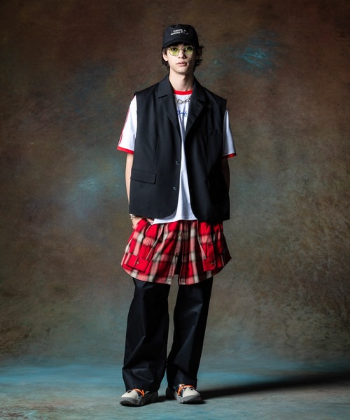 Glamb / フェイクシャツチノパンツ glamb（グラム） ワイドパンツ チノパン Fake Shirt Chino Pants