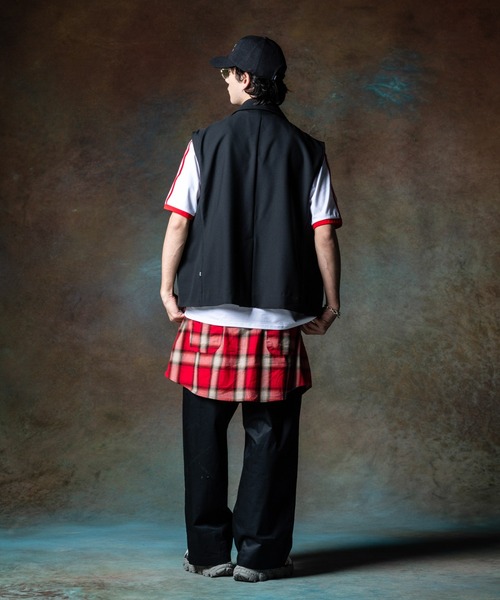 glamb（グラム） ワイドパンツ チノパン Fake Shirt Chino Pants