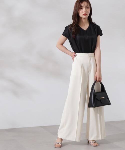 PROPORTION BODY DRESSING ブラウス シャツ 肩ギャザーVネック