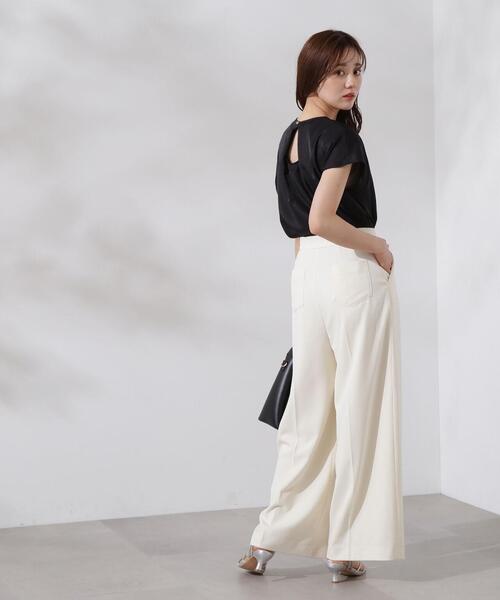 ブラウス シャツ 「洗える」Vネック ギャザー ブラウス（S〜M） レディース B:MING by BEAMS（ビーミング by ビームス）【洗える】Vネック