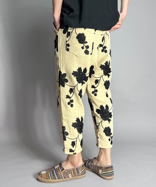 BEATJIVE（ビートジャイブ） パンツ クロップドパンツ メンズ 花柄