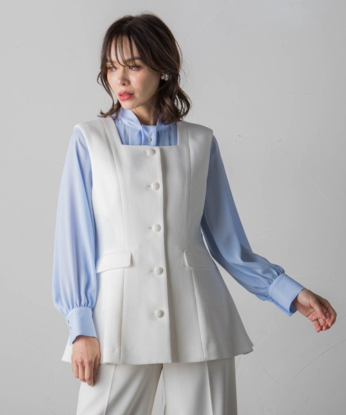 Viaggio Blu（ビアッジョブルー） ベスト ジレ カルテッドミックス