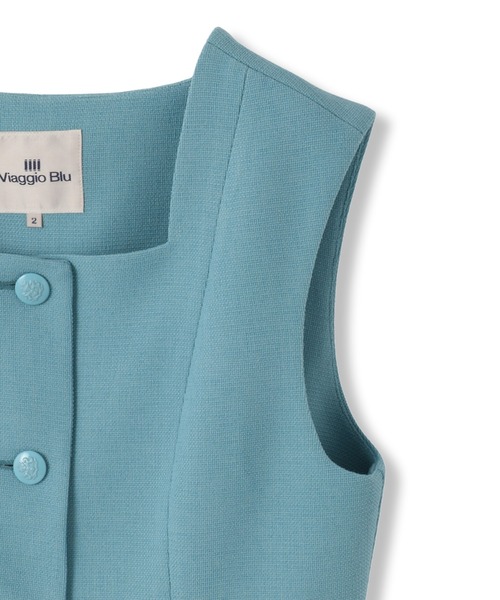 Viaggio Blu（ビアッジョブルー） ベスト ジレ カルテッドミックス