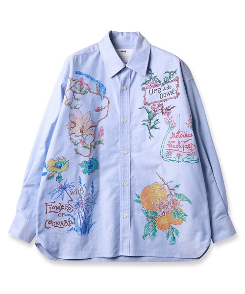 mau様ambk 翌日発送 amok シャツ HAND-PAINT SHIRT メンズ レディース : ZOZOTOWN