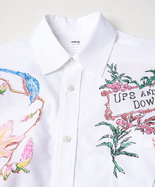 MOCO半袖シャツ モノグラム 半袖シャツ bloom – shop ubusuna