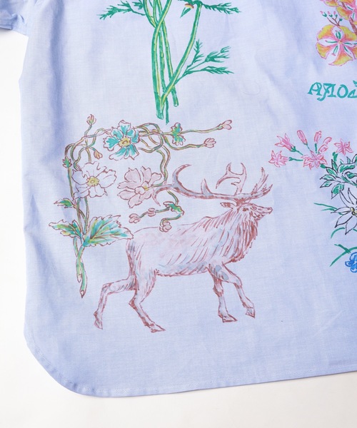 amok シャツ HAND-PAINT SHIRT メンズ レディース : ZOZOTOWN