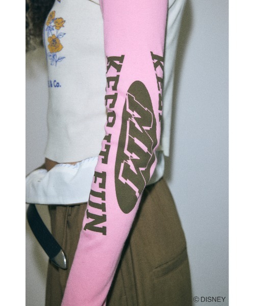 tシャツ MD VARIOUS PRINT LS Tシャツ レディース Disney SERIES CREATED by MOUSSY tシャツ MD VARIOUS PRINT LS
