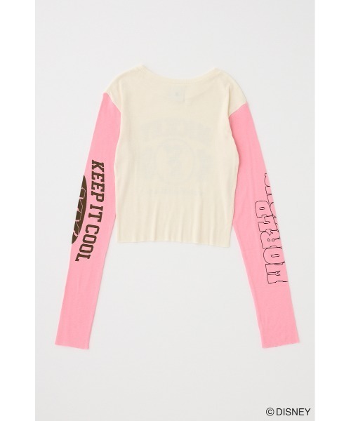 tシャツ MD VARIOUS PRINT LS Tシャツ レディース Disney SERIES CREATED by MOUSSY tシャツ MD VARIOUS PRINT LS