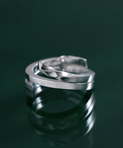 YArKA 指輪 リング 「YArKA/ヤーカ」double twist nuance ring 「ptsp2