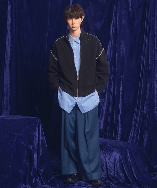 【スペイン製】80s ヴィンテージ 3タックスラックス W33 袴 ワイドパンツ MAISON SPECIAL スラックス 「UNISEX」「Italian Dead Stock