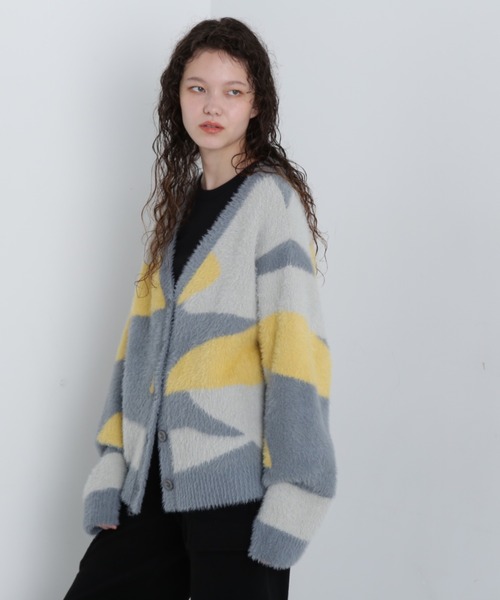 AVIREX（アヴィレックス） カーディガン 「直営店限定」SHAGGY KNIT