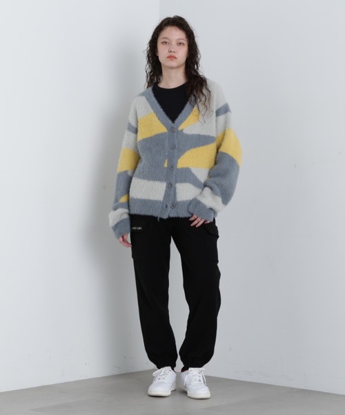 AVIREX（アヴィレックス） カーディガン 「直営店限定」SHAGGY KNIT