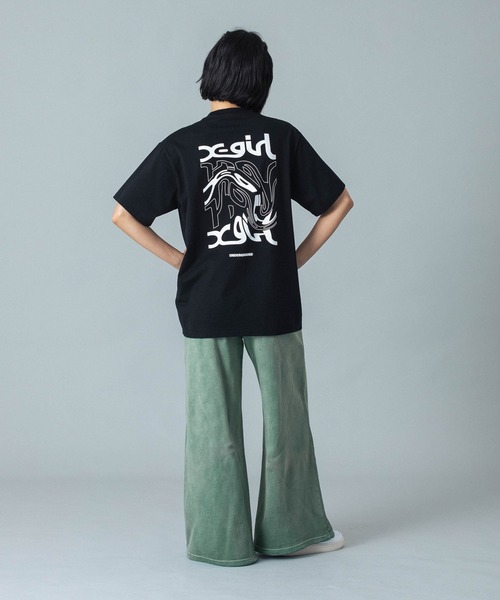 X-girl（エックスガール） スウェットパンツ ジャージ FADED SWEAT