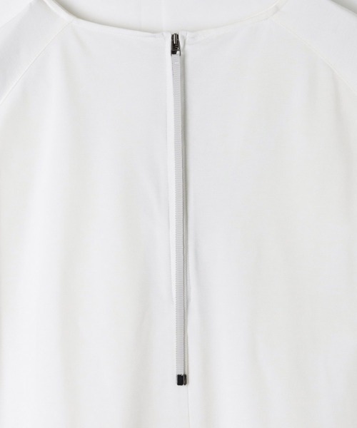 tシャツ 「カタログ掲載」バックリボンマシュマロポンチカットソー「洗濯機で洗える」 レディース la.f tシャツ 「カタログ掲載」バックリボンマシュマロポンチ