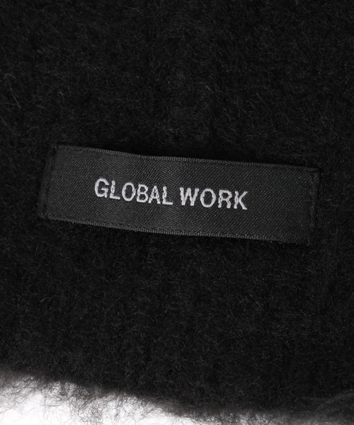 GLOBAL WORK（グローバルワーク） ニット帽 ニットキャップ モヘア風