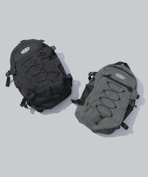 X-girl デイバック リュック OVAL LOGO BUNGEE CORD BACKPACK