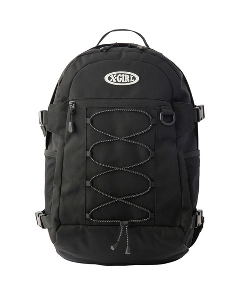 X-girl デイバック リュック OVAL LOGO BUNGEE CORD BACKPACK
