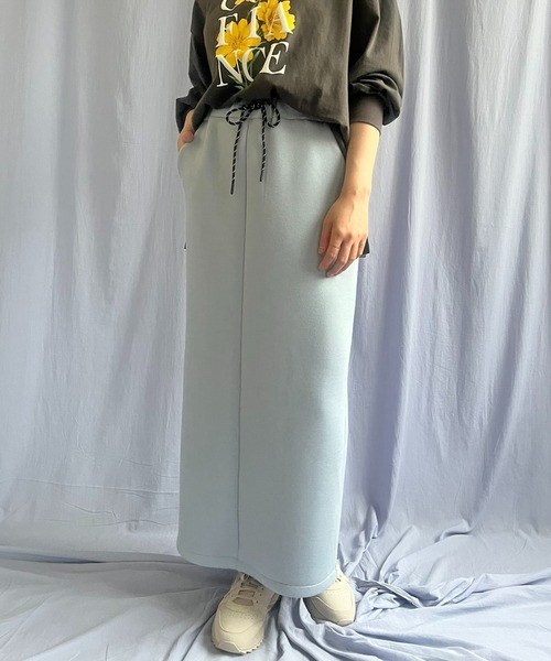 LHELBIE（レルビエ） スカート バイカラーダンボールニットスカート