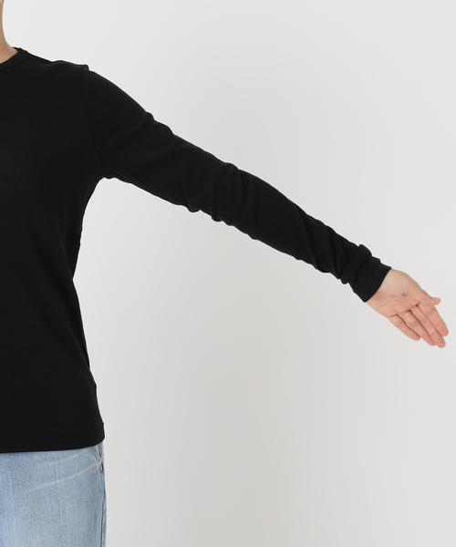 イエナラブークル　ロングスリーブTシャツ IENA LA BOUCLE シアーフライスロングスリーブTシャツ（Tシャツ