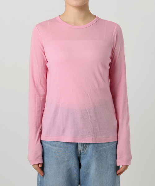 イエナラブークル　ロングスリーブTシャツ IENA LA BOUCLE シアーフライスロングスリーブTシャツ（Tシャツ