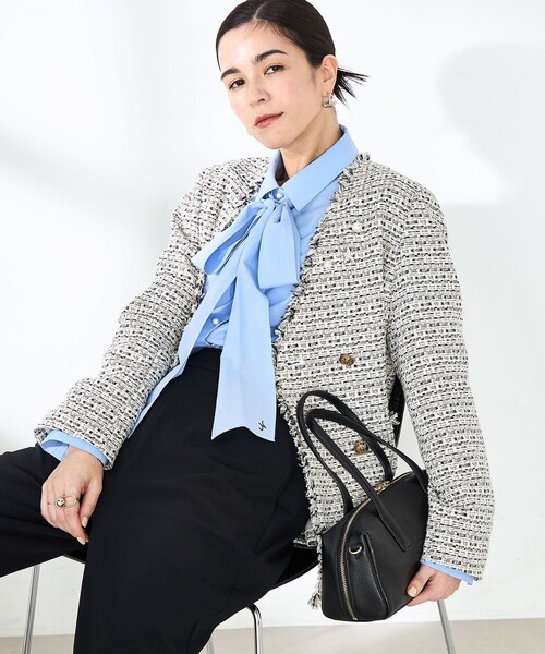 NOLLEY'S（ノーリーズ）の「BISHU JAPAN ミックスツイードノー