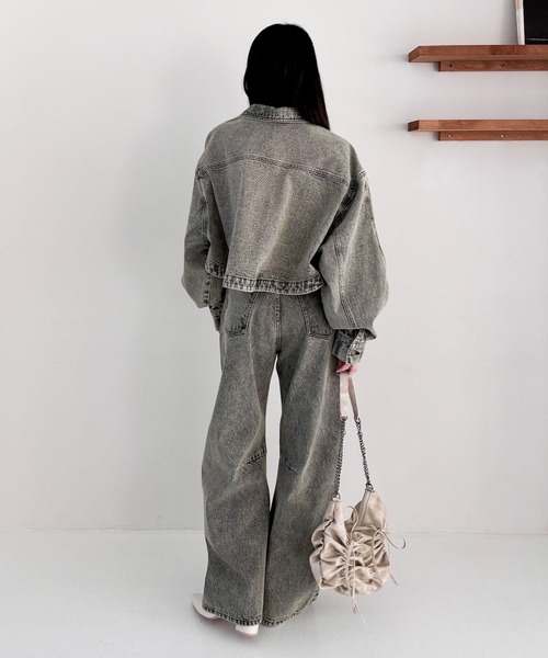 Heather（ヘザー） デニムジャケット gジャン Denim Short Jacket