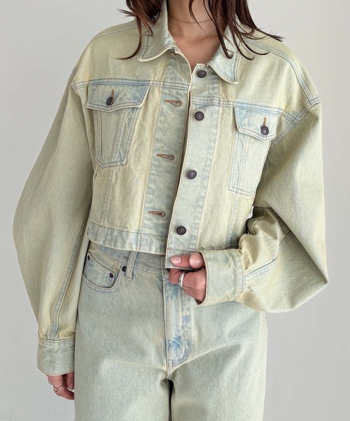 Heather（ヘザー） デニムジャケット gジャン Denim Short Jacket